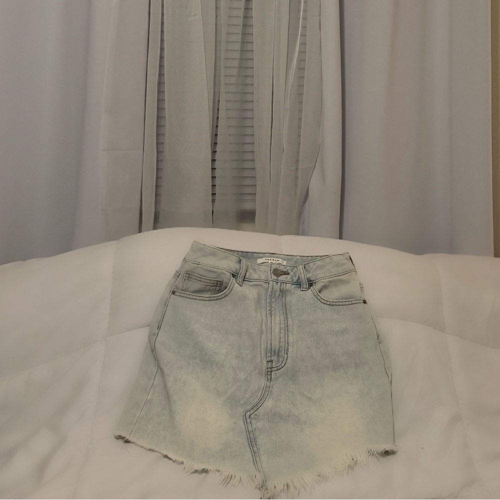 PacSun Light Blue Denim Skirt